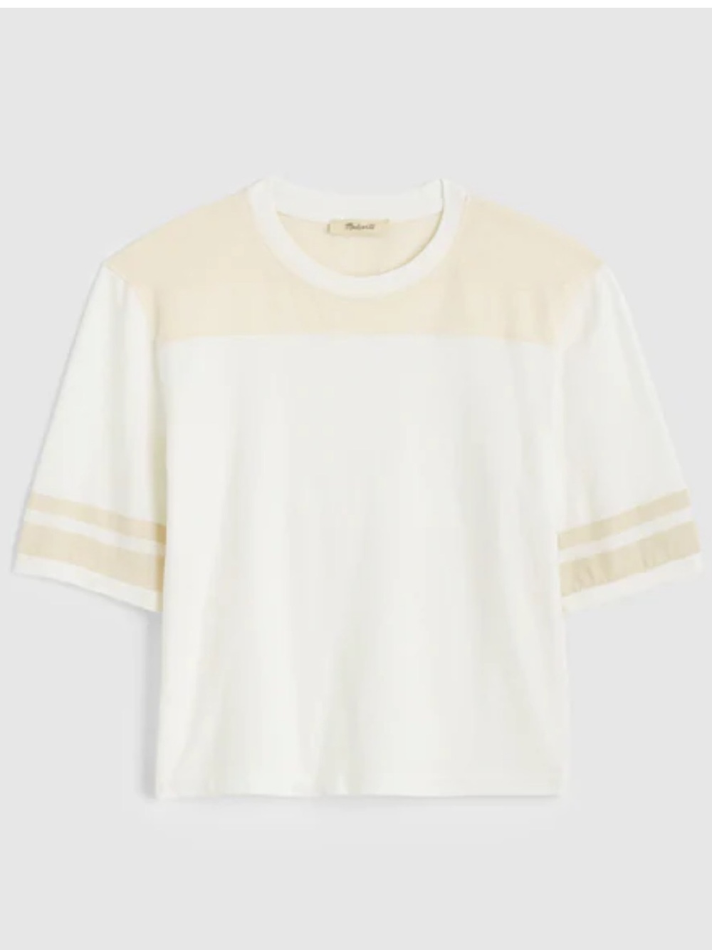Madewell The Relaxed Varsity Tee in Vintage Jersey - Varsity Tee